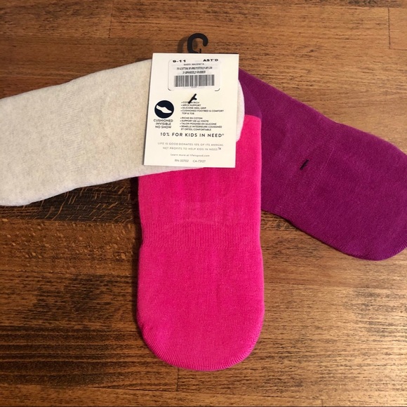 New! Life is Good Invisible No Show Socks - Picture 3 of 4